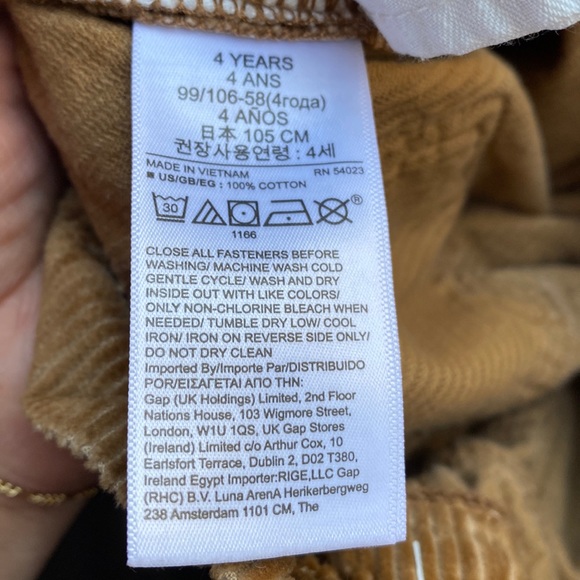 Baby Gap Just Like Mom Jean (corduroy) - Picture 9 of 10